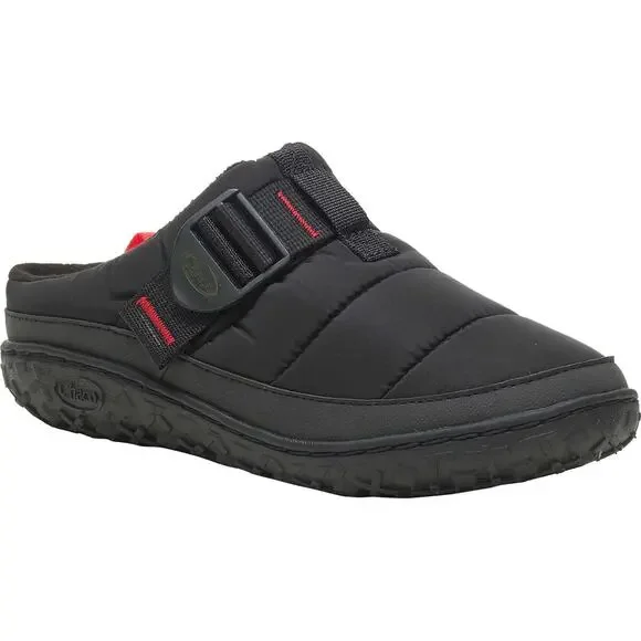 NIB Chaco Ramble Puff Comfort Clog Black Riptop Lugsole Slip On Shoes 7M
